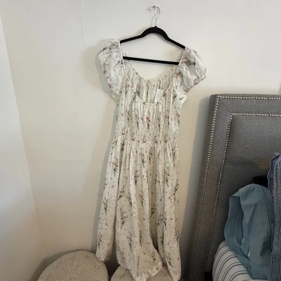 Doen White Floral Maxi Dress - Picture 4 of 4